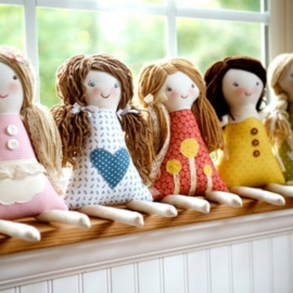 Mini Albino Octopus - Handmade Plush toy